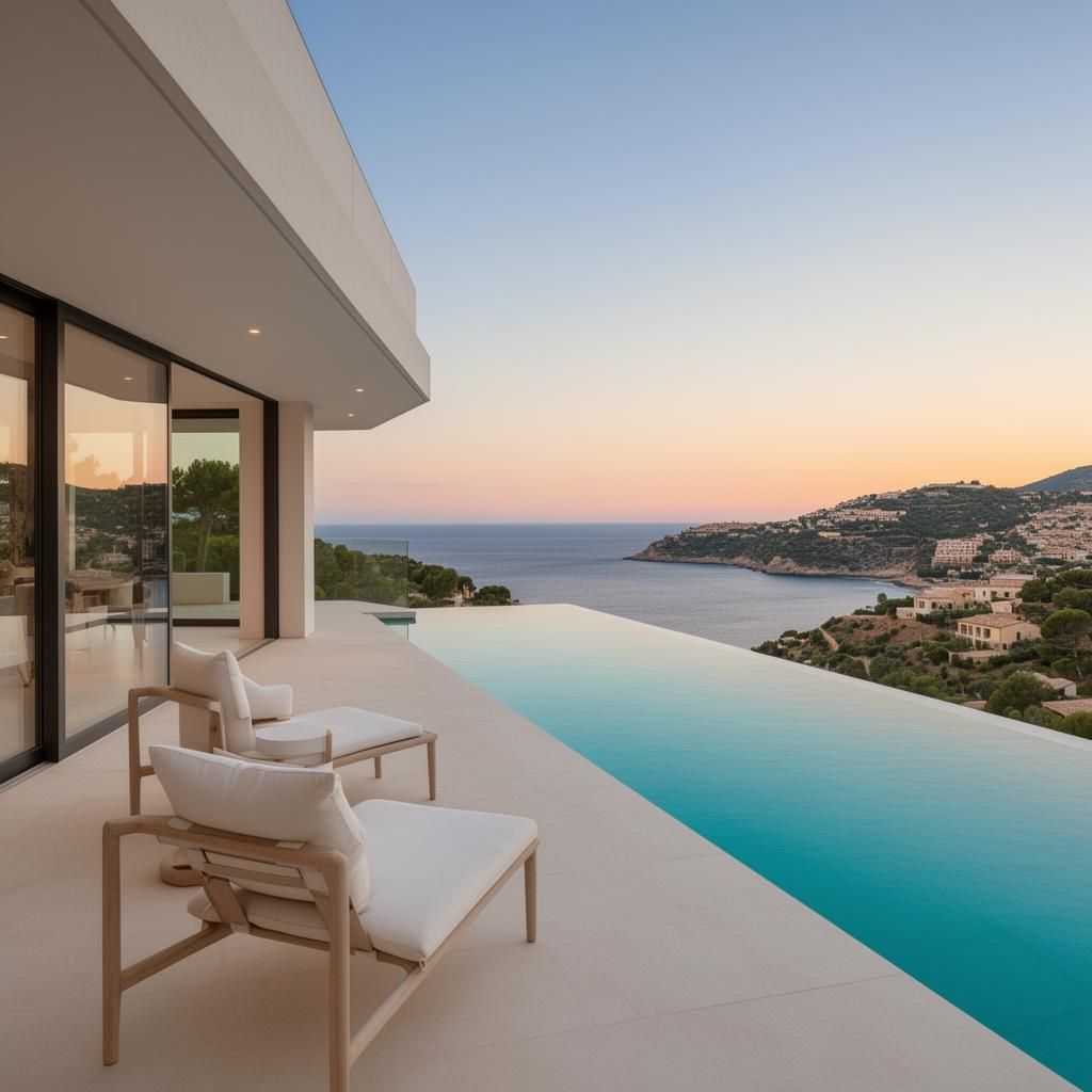Villa mit Meerblick