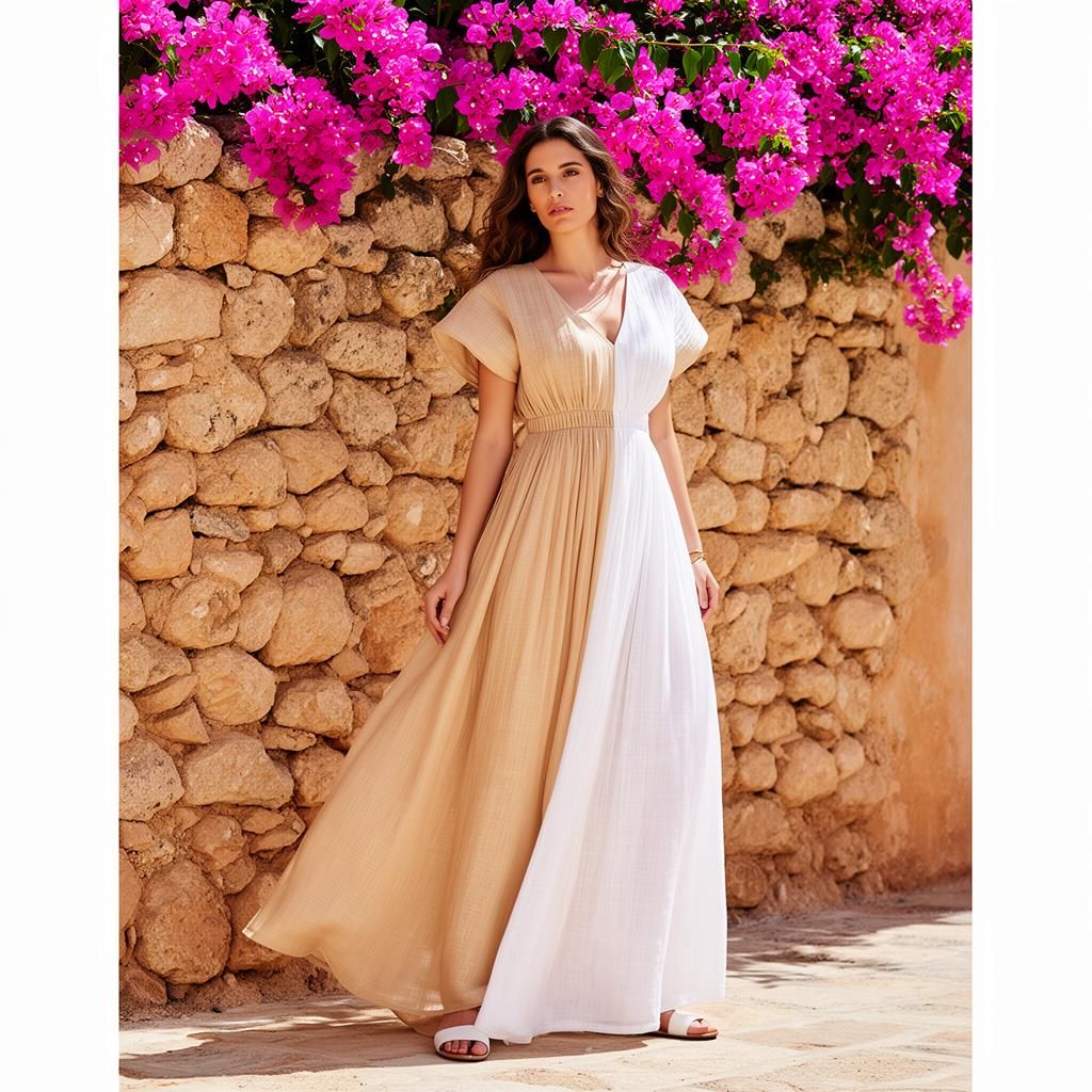 Vestido de lino Deià