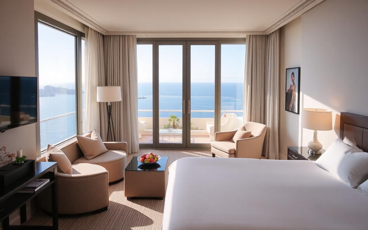 Habitación doble con vistas al mar